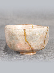 日本茶碗 专业陶瓷老茶碗 金善工艺 顶级艺术 年份长