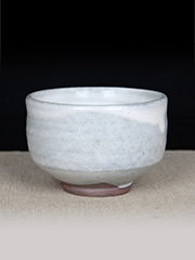 日本茶碗 日本陶瓷 益子烧茶碗 铁胎，釉水肥润，带供箱