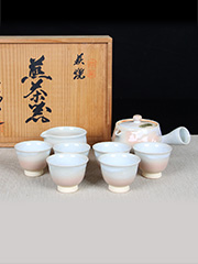 日本陶瓷 丁鹏山造 茶道组 全套