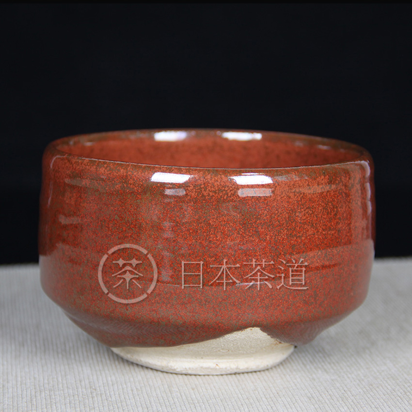日本陶瓷 辰砂釉抹茶碗