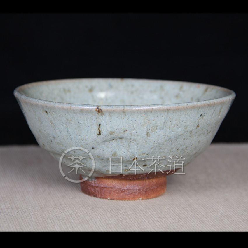 日本茶碗 纯天然烧制 花点秀出 老茶碗 带原装桐木供箱