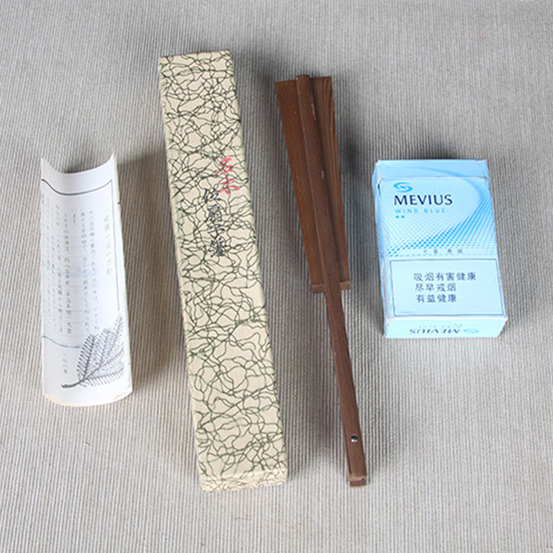日本茶器 日本木制扇子型筷子 日本名家制作，扇子型，设计精妙，带原装供箱证书