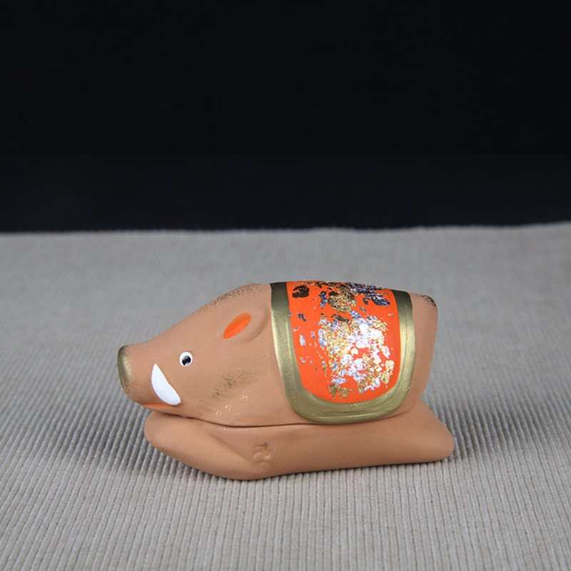 日本茶器 日本野猪香盒
