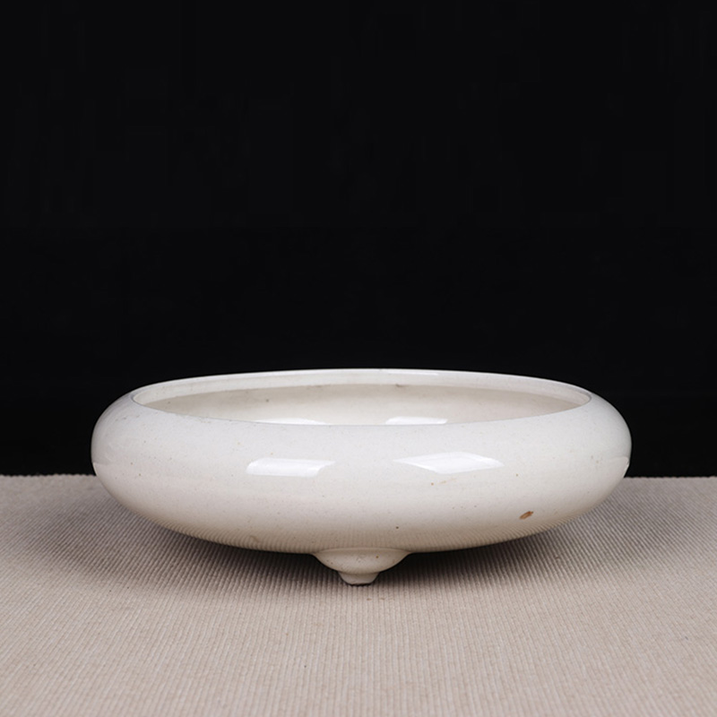 日本陶瓷 日本三足灰釉水洗 日本灰釉工艺，器型端庄，釉水肥润，性价比高